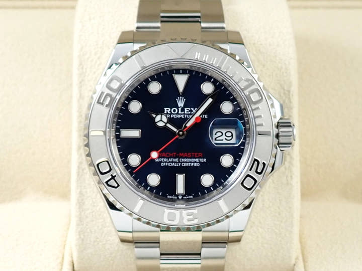 ロレックス ヨットマスター40 Ref.126622 ステンレススチール/プラチナ ブライトブルー文字盤