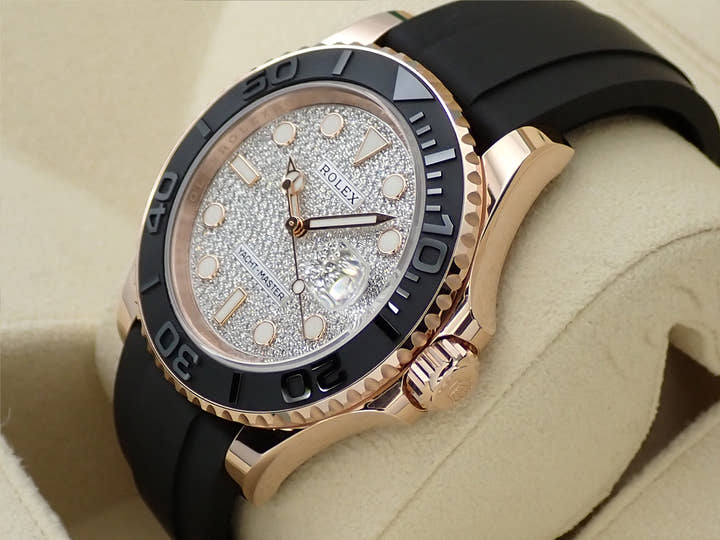 ロレックス ヨットマスター40 Ref.126655 エバーローズゴールド パヴェダイヤモンド文字盤