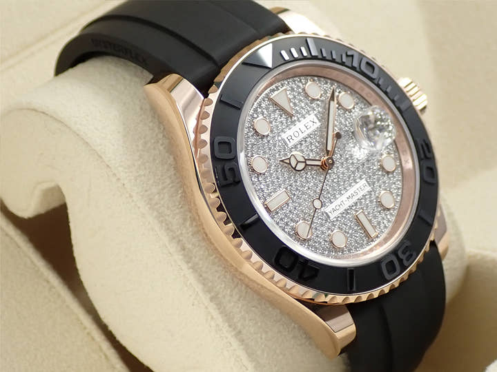 ロレックス ヨットマスター40 Ref.126655 エバーローズゴールド パヴェダイヤモンド文字盤