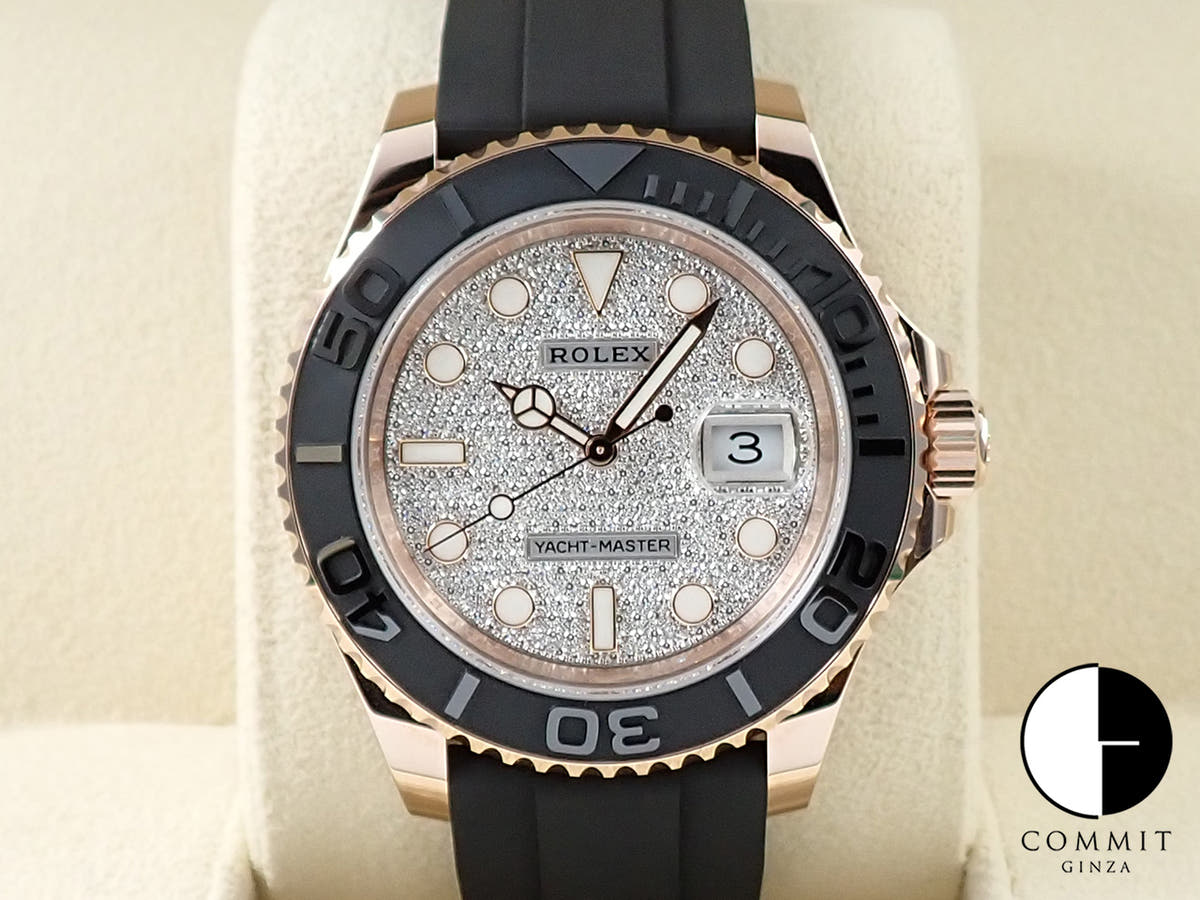ロレックス ヨットマスター40 Ref.126655 エバーローズゴールド パヴェダイヤモンド文字盤