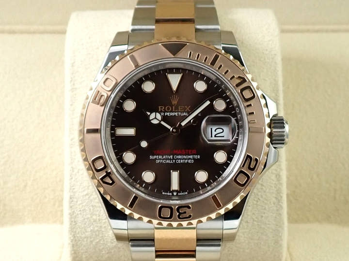 ロレックス ヨットマスター40 Ref.126621 ステンレススチール/エバーローズゴールド チョコレート文字盤