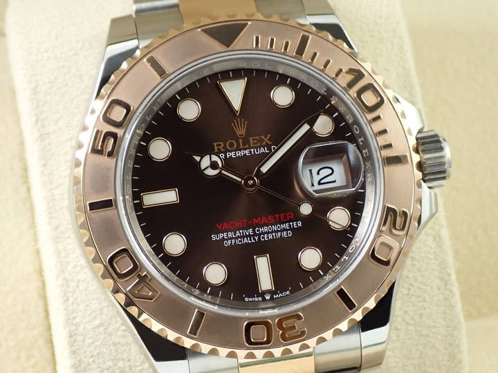ロレックス ヨットマスター40 Ref.126621 ステンレススチール/エバーローズゴールド チョコレート文字盤