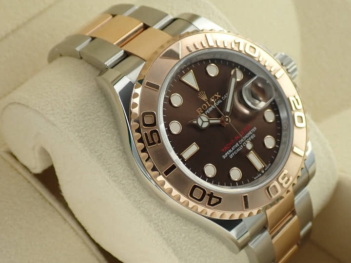 ロレックス ヨットマスター40 Ref.126621 ステンレススチール/エバーローズゴールド チョコレート文字盤