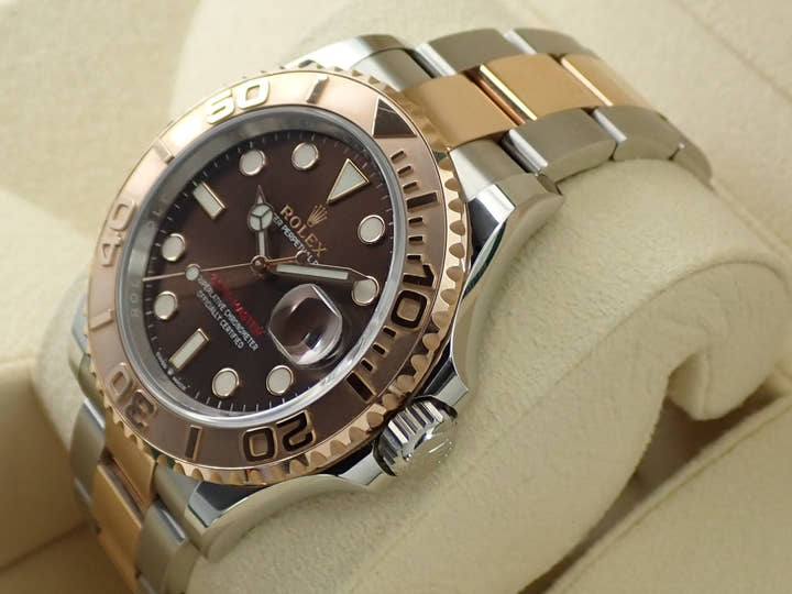 ロレックス ヨットマスター40 Ref.126621 ステンレススチール/エバーローズゴールド チョコレート文字盤