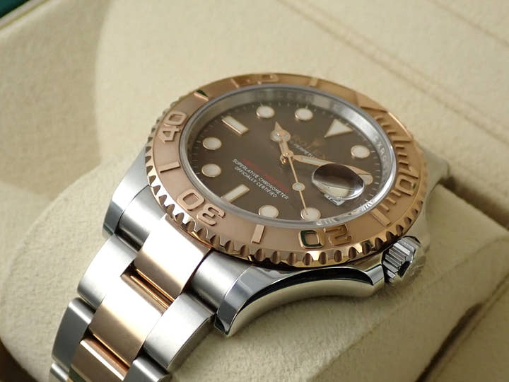 ロレックス ヨットマスター40 Ref.126621 ステンレススチール/エバーローズゴールド チョコレート文字盤