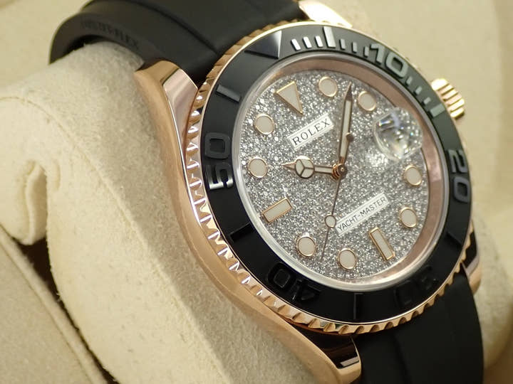 ロレックス ヨットマスター40 Ref.116655 エバーローズゴールド パヴェダイヤ文字盤