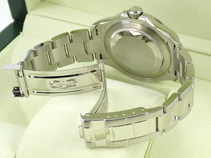 ロレックス ヨットマスター40 Ref.16622 ステンレススチール/プラチナ ロレジウム文字盤 美品 PR9U5417