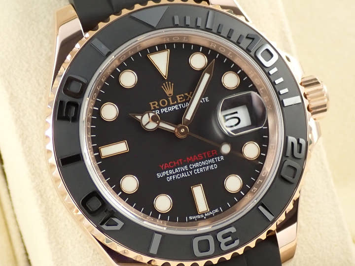 ロレックス ヨットマスター40 Ref.116655 エバーローズゴールド ブラック文字盤