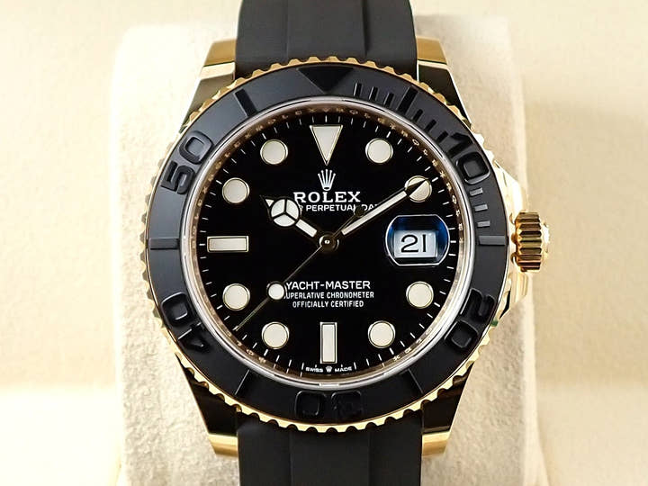 ロレックス ヨットマスター42 Ref.226658 イエローゴールド ブラック文字盤