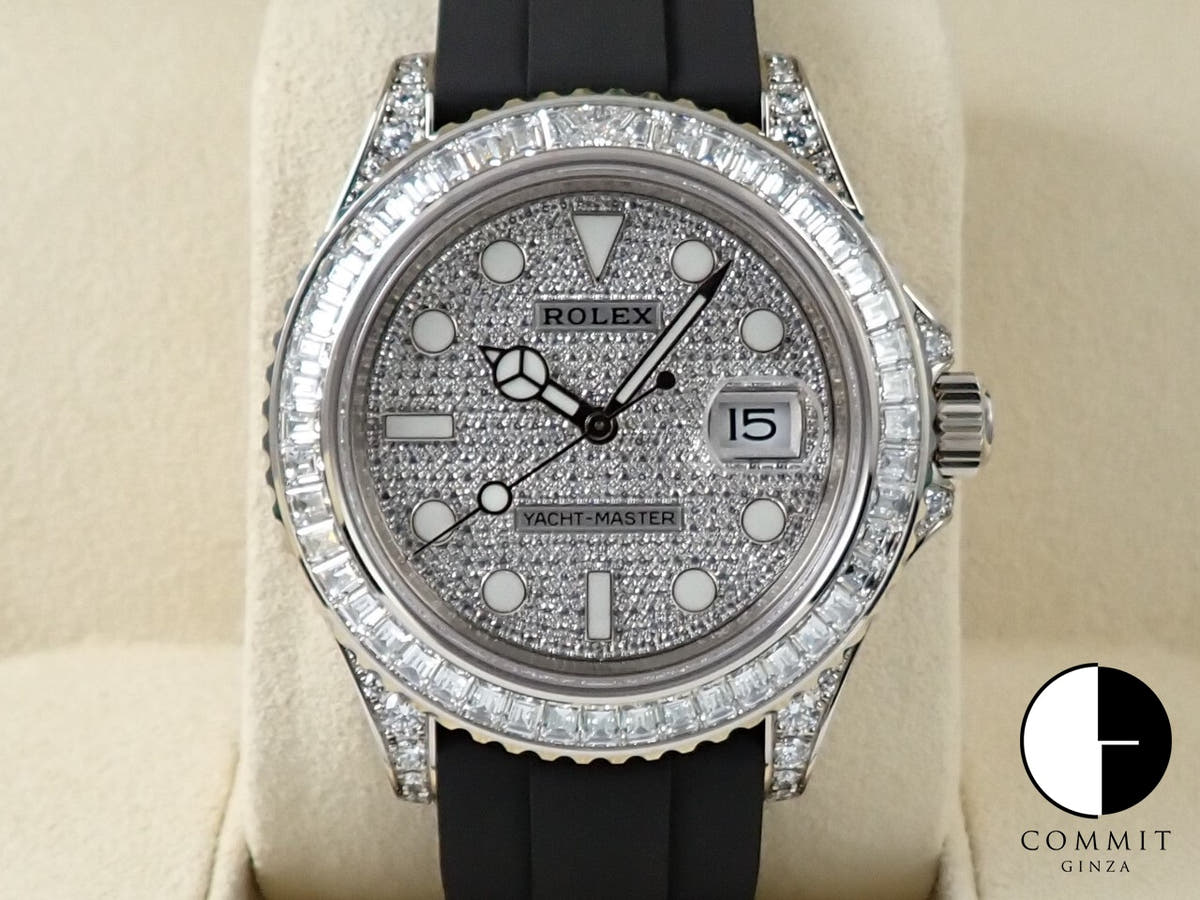 ロレックス ヨットマスター42 Ref.226679TBR ホワイトゴールド パヴェダイヤ文字盤