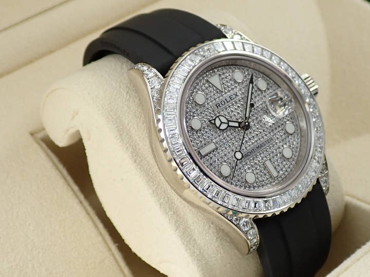 ロレックス ヨットマスター42 Ref.226679TBR ホワイトゴールド パヴェダイヤ文字盤