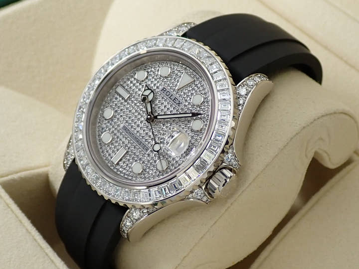 ロレックス ヨットマスター42 Ref.226679TBR ホワイトゴールド パヴェダイヤ文字盤