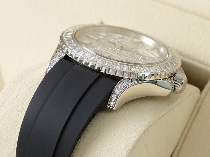 ロレックス ヨットマスター42 Ref.226679TBR ホワイトゴールド パヴェダイヤ文字盤