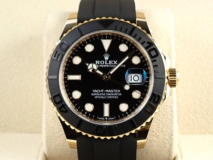 ロレックス ヨットマスター42 Ref.226658 イエローゴールド ブラック文字盤