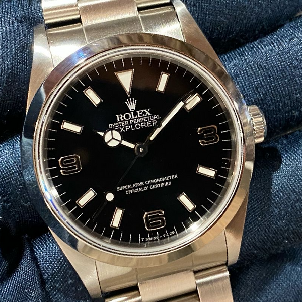 中古)ROLEX ロレックス エクスプローラー I 14270 シングルロック 横穴あり トリチウム  先端ドット（商品ID：3717014018859）詳細ページ | 腕時計のGMT｜中古ブランド時計の販売買取も。ロレックス買取強化中