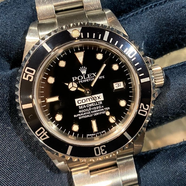 【訳あり】COMEX 中古)ROLEX ロレックス シードゥエラー 16600 COMEX 前期型 箱
