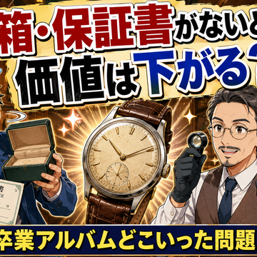 【AI漫画】第22話：箱・保証書がないと価値は下がる？｜時計界の「卒業アルバムどこいった問題」