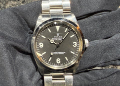 第２２７９回～  抜群のダイヤルコンディションが魅力！人気シリアルR番入荷！ロレックス エクスプローラーI 1016 オールトリチウムのご紹介！