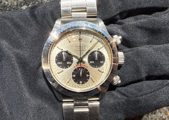 第２２８２回～  整合性◎ 大人気！ビッグレッド！ロレックス 手巻きデイトナ 6265 シルバー 84年 優良個体 オールトリチウムのご紹介！