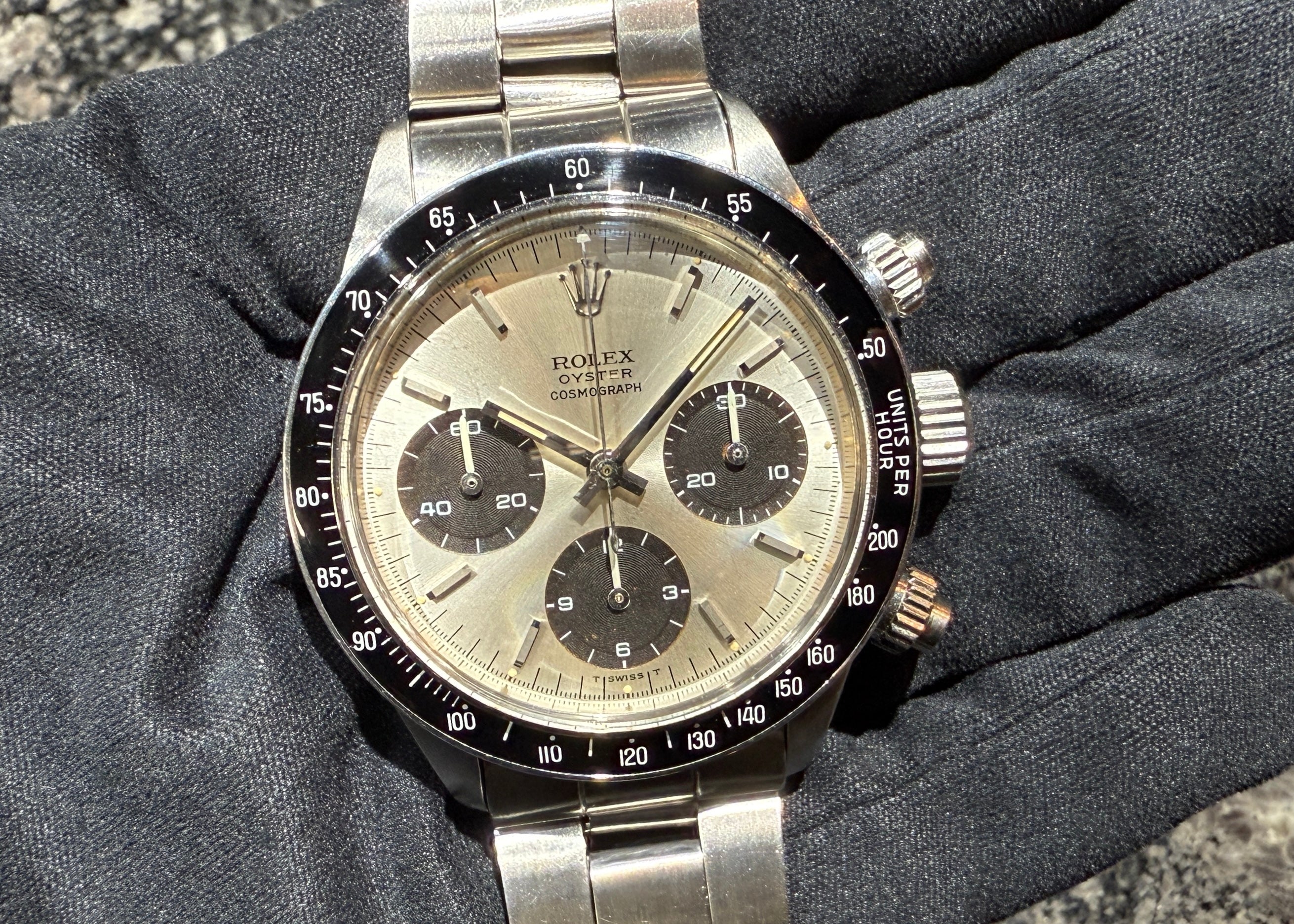 第２０７３回～ 久々入荷！！手巻きデイトナ 希少MK1ダイヤル！ロレックス 6263 シルバー 72年のご紹介！