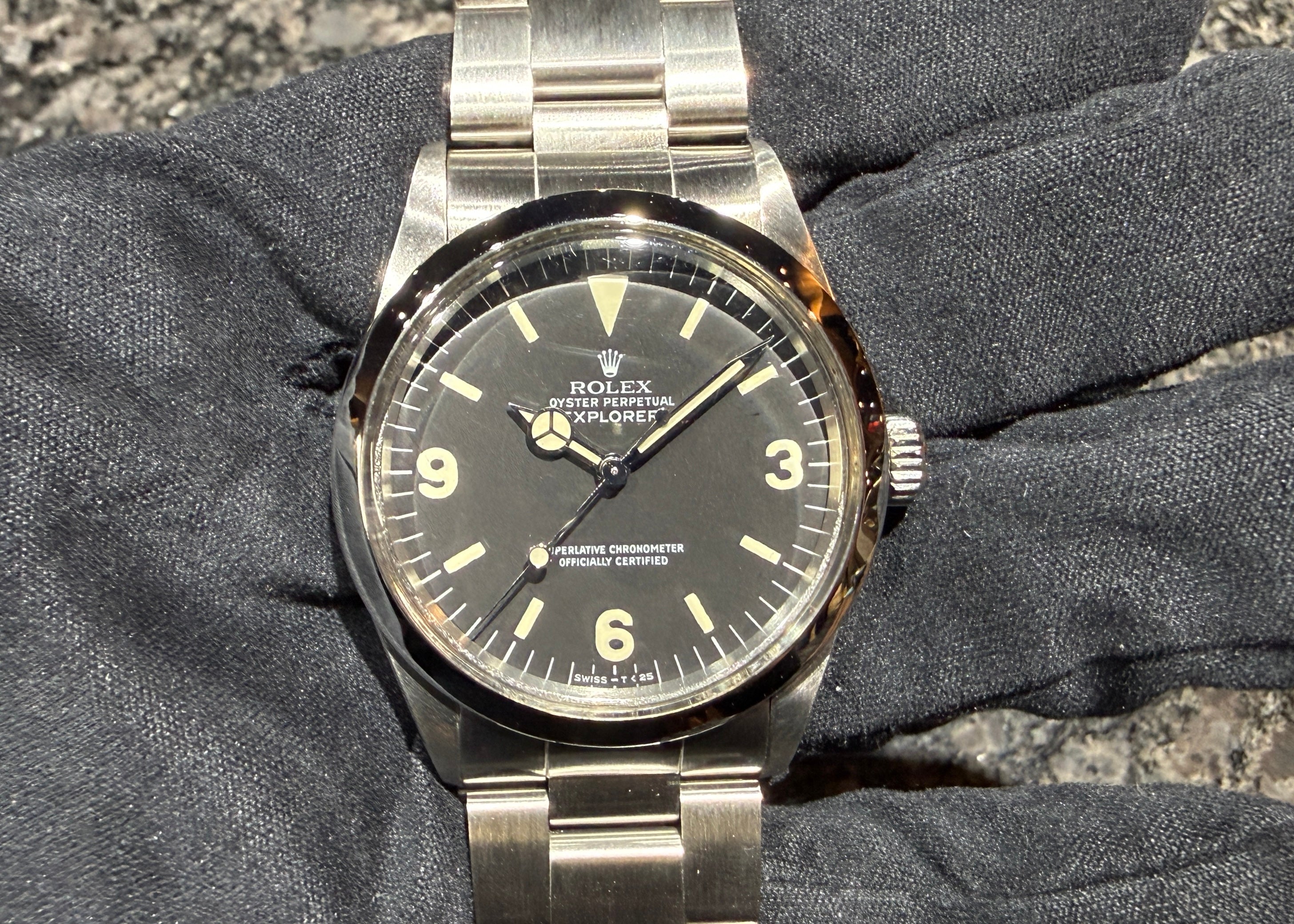 第２２８９回～  抜群のダイヤルコンディションが魅力！！希少L番！保証書付属！ヴィンテージ エクスプローラー Ref.1016 オールトリチウムのご紹介！