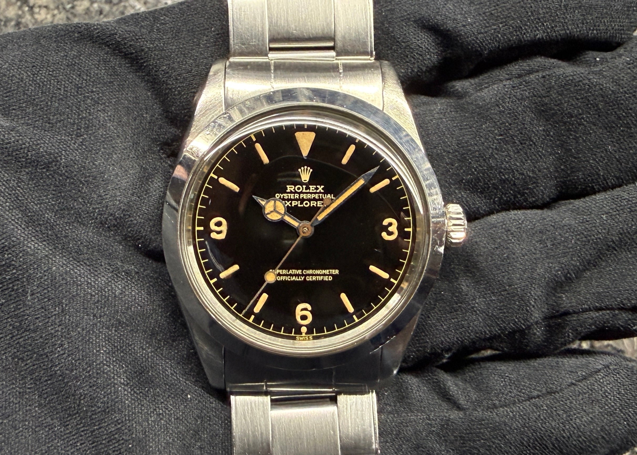 第２２９２回 【COMING SOON!!】抜群の艶感が魅力！サークルミラー/6ドット！！ ロレックス エクスプローラー 1016 61年のご紹介！