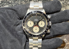 No. 2523 - Long-awaited arrival! Black dial Big Red!! Rolex Manual Daytona 6263 from 1984, all tritium, a good example!