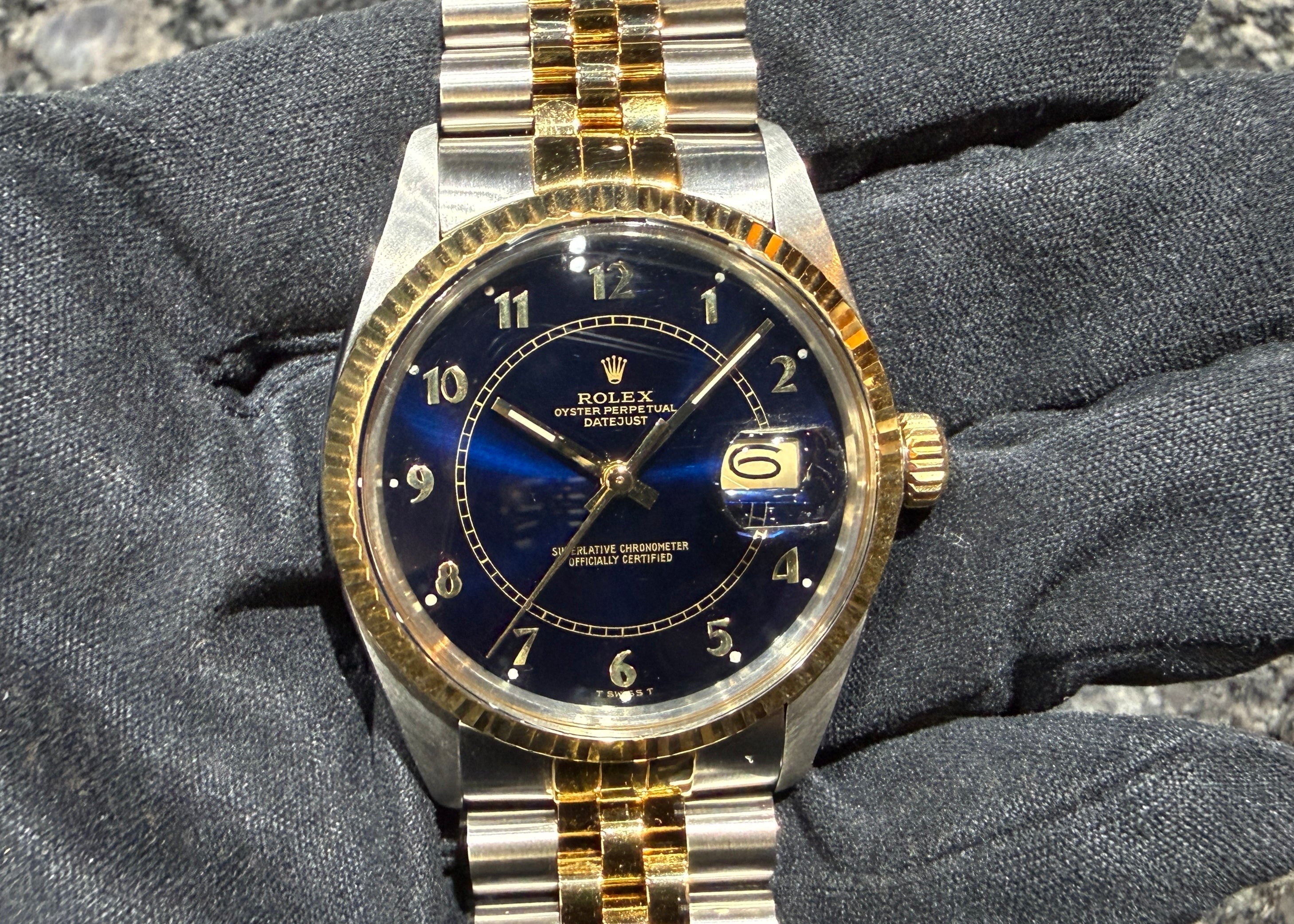 第２２９６回～  希少ブルーダイヤル！ステラボイラーゲージ！！デイトジャスト 16013 86年 良個体のご紹介！