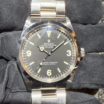 From the 2306th edition, this watch comes with a warranty! The dial is in beautiful condition! Introducing the rare L-number Rolex Vintage Explorer 1016 all-tritium!