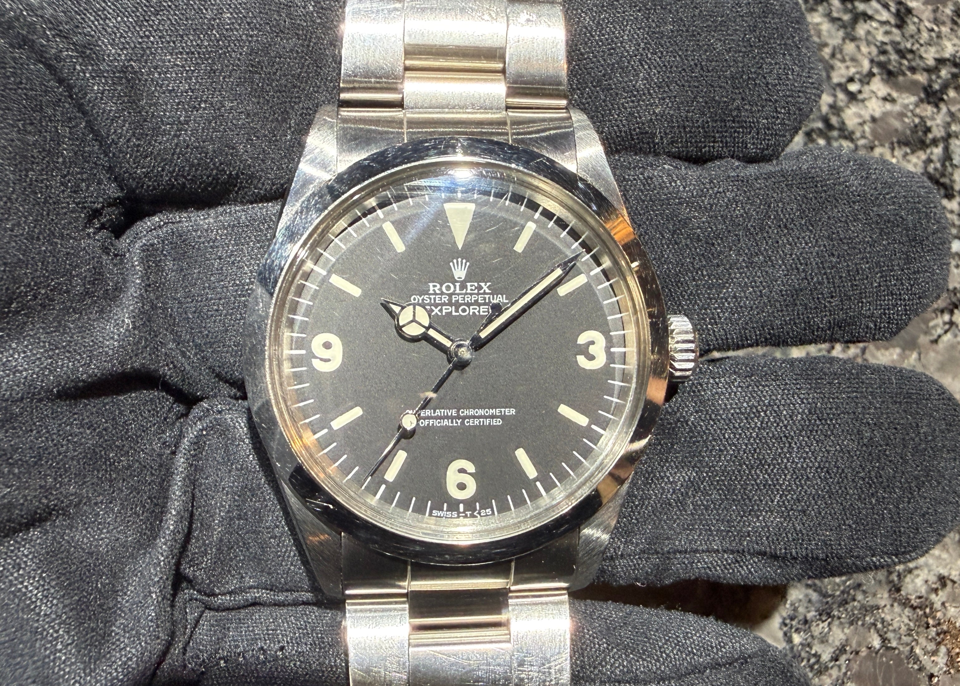 第２３０６回～ 保証書付属！綺麗なダイヤルコンディションが魅力！！希少L番！ロレックス ヴィンテージ エクスプローラー 1016 オールトリチウムのご紹介！