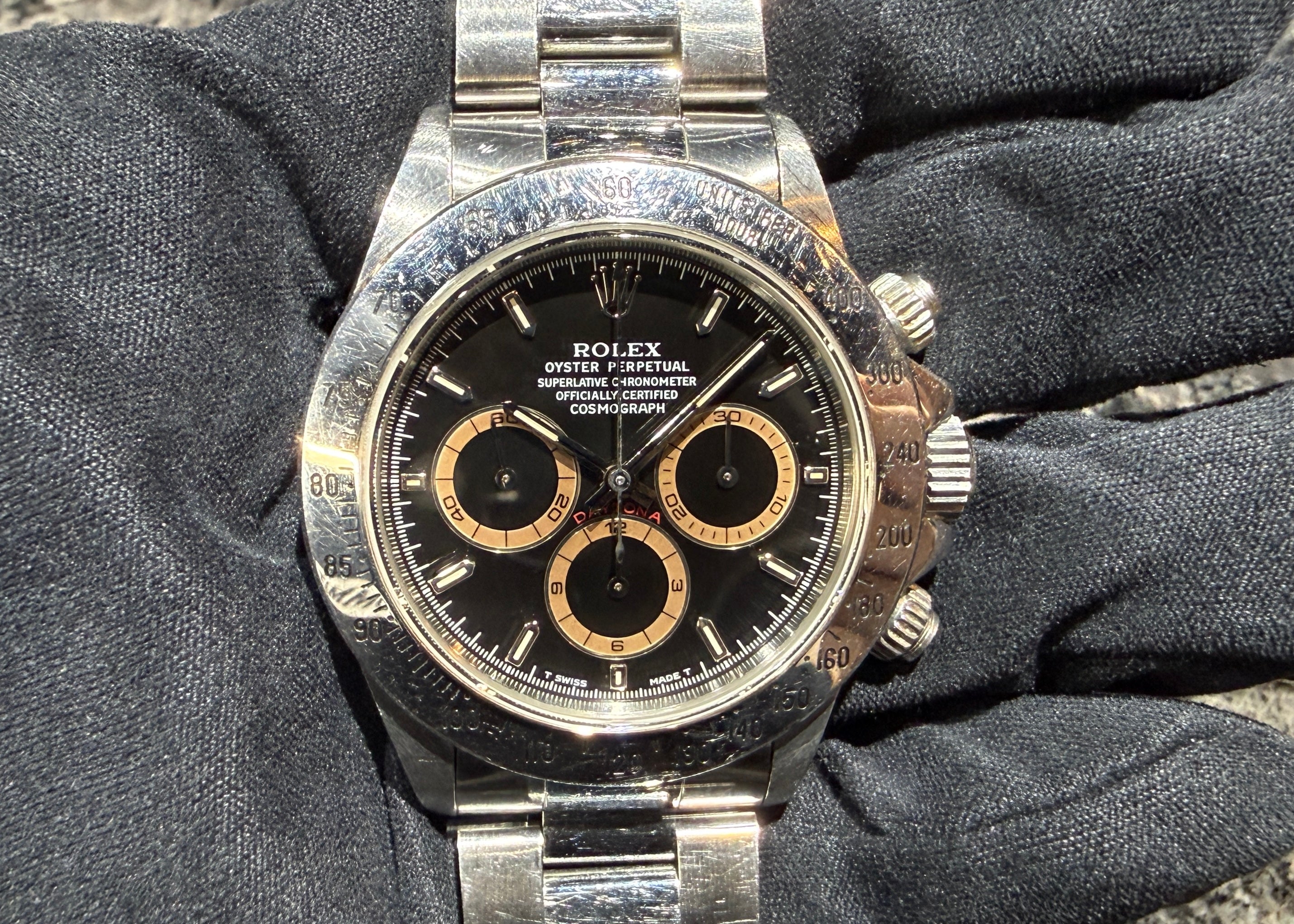 第２３０７回～  綺麗な焼けが魅力！雰囲気抜群パトリッツイ！ ロレックス デイトナ 16520 W番 良個体 オールトリチウムのご紹介！