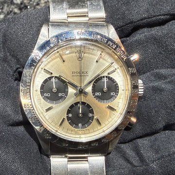 第２３１８回～【COMING SOON!!】激渋！初期個体！2ライン/ローレター ロレックス 手巻きデイトナ Ref.6239 シルバー 1965年 オールトリチウムのご紹介！