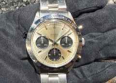 第２３１８回～  激渋！初期個体！2ライン/ローレター ロレックス 手巻きデイトナ Ref.6239 シルバー 1965年 オールトリチウムのご紹介！