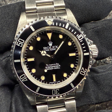 No. 2098: Rugged Patina Tiffany! Submariner 14060 N2 All Tritium - Introducing a great example!