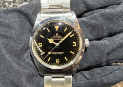 第２３２２回〜  トップレベルの艶感が魅力！ビカビカ漆黒ミラー！！ロレックス エクスプローラー 1016 64年 オールトリチウムのご紹介！