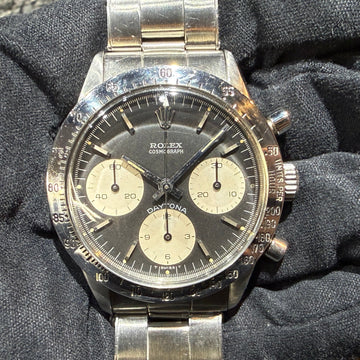 第２３２８回～ 希少！ブルーデイトナ 第一世代手巻きデイトナ Ref.6239 ブラック 69年 オールトリチウムのご紹介！