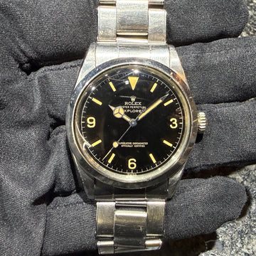 No. 2561〜【COMING SOON!!】A superbly cool masterpiece!! Featuring outstanding luster and exquisite tropical aging! An early circle-mirror Rolex Explorer 1016 from '59 with all-tritium—an introduction!