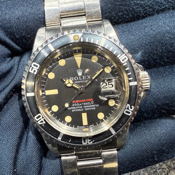 第２１１８回～雰囲気抜群！！初期赤サブマリーナー 1680 MK2/メーターファースト 69-70年のご紹介！