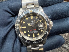 第２１１８回～雰囲気抜群！！初期赤サブマリーナー 1680 MK2/メーターファースト 69-70年のご紹介！