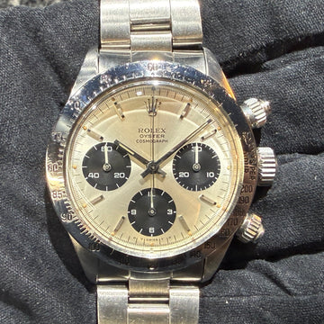 第２３４７回～【COMING SOON!!】抜群のダイヤルコンディションが魅力！表記なしσダイヤル！！ ロレックス 手巻きデイトナ 6265 シルバー オールトリチウム 76年のご紹介！