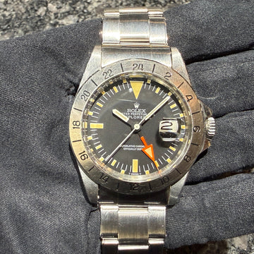 第２５８７回～【COMING SOON!!】 最強コレクターズアイテム入荷！！MK1×MK1！初期ケース！ ロレックス エクスプローラーII Ref.1655 71年 優良個体 オールトリチウムのご紹介！