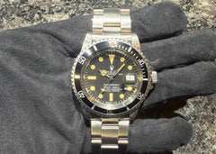 No. 2592 and onward – Excellent consistency ◎ Includes a punch guarantee! Introducing a fine example of a white Rolex Submariner Date 1680, all tritium!