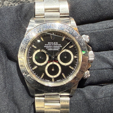 第２３７０回～  マニア必見！！逆6/新種ダイヤル発見？！ロレックス エルプリメロ搭載デイトナ 16520 黒文字 N1番 良個体のご紹介！