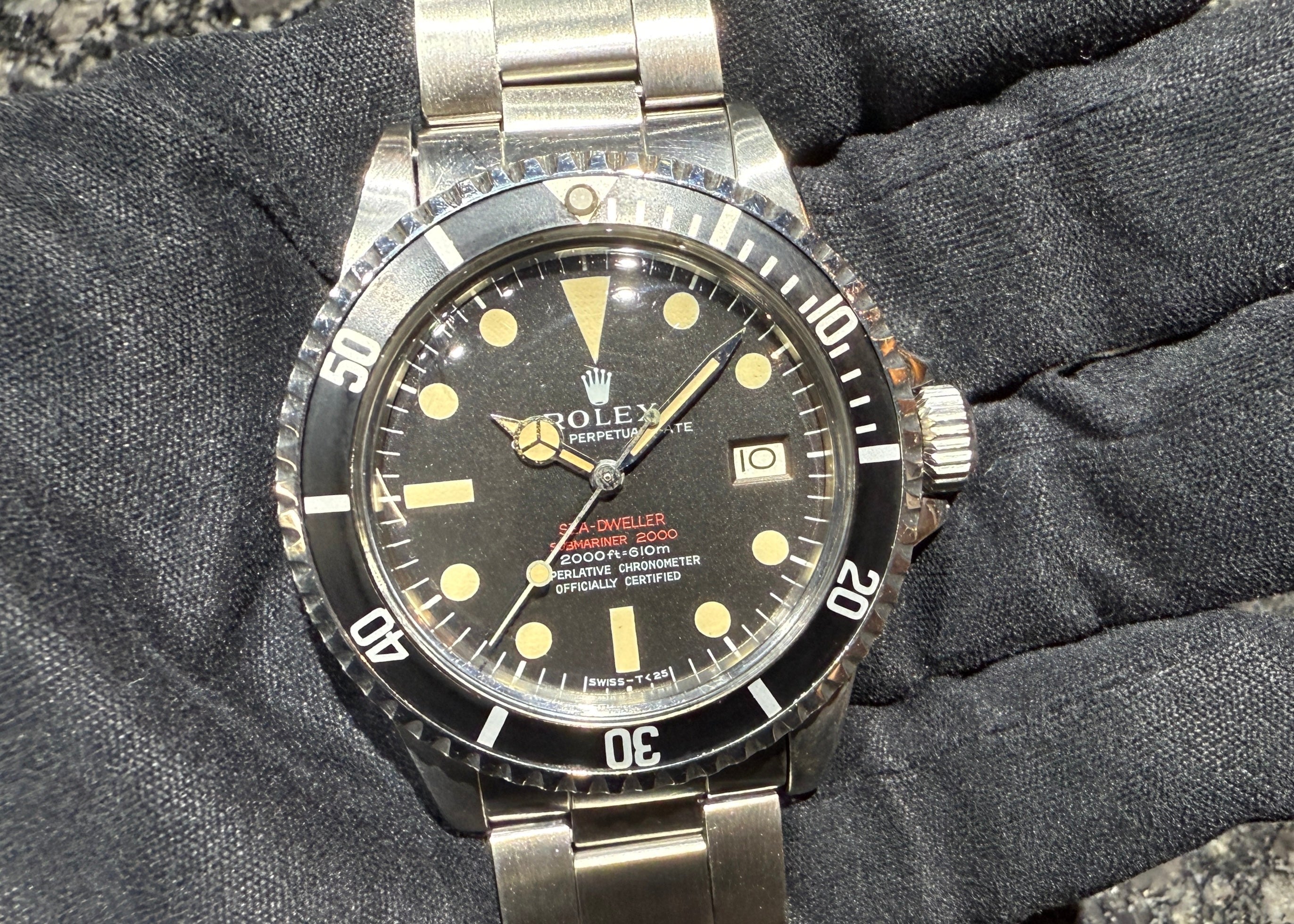 第２１６１回～ 希少！！激渋ヴィンテージ入荷！！ 赤シードゥエラー 1665 MK2ダイヤル 68年 良個体のご紹介！