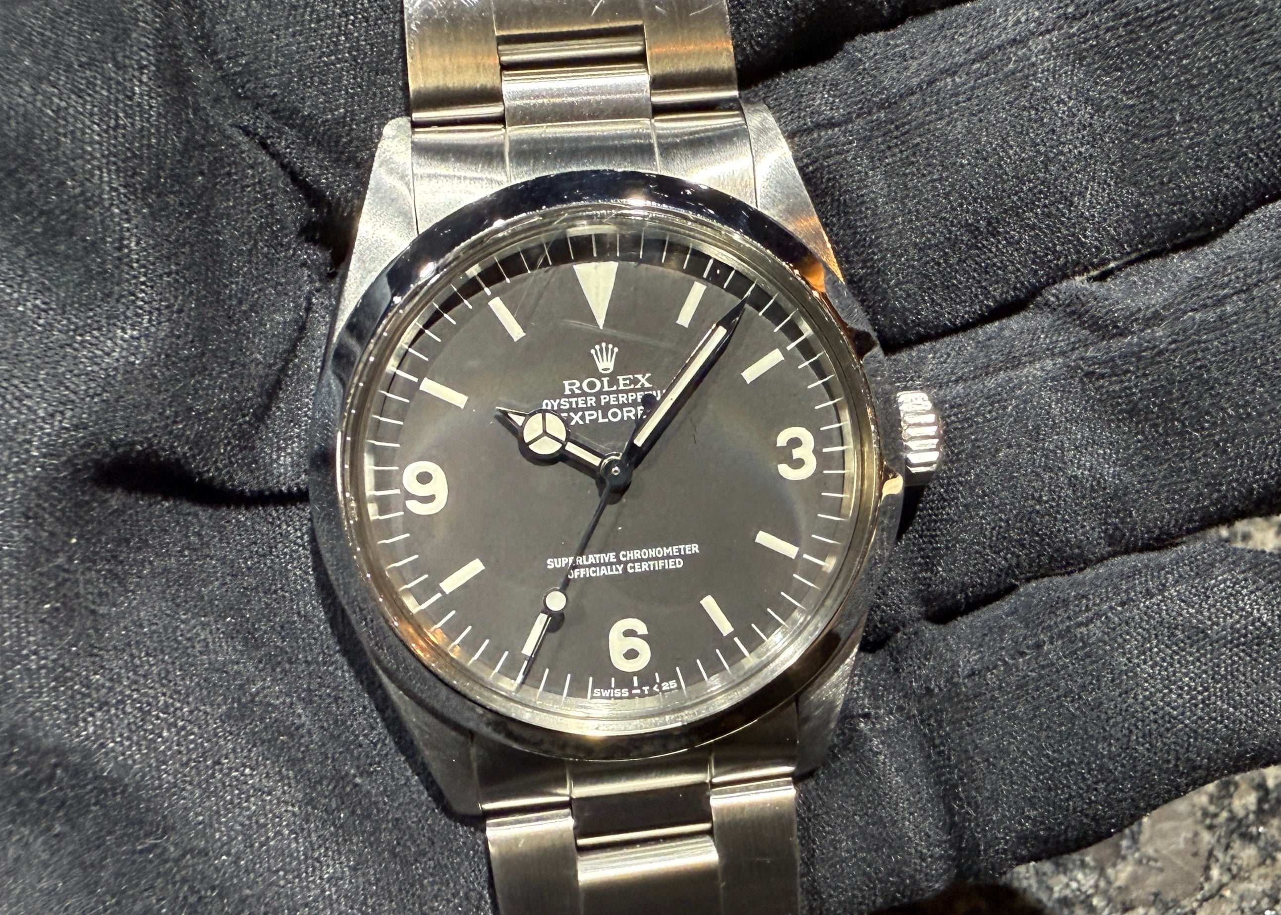 第２１６２回～ 希少！先端ドット入荷！ ロレックス ヴィンテージ エクスプローラー 1016 R8番 オールトリチウム 良個体のご紹介！