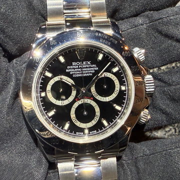 2188th edition - Rare condition! Comprehensive accessories included! Excellent condition! Introducing the original Daytona with fine hands, black dial, 116520 P5!!