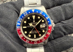 第２１９０回～ トップクラスの艶感が魅力！ヴィンテージ GMTマスター 1675 漆黒ミラー 1966年 良個体のご紹介！