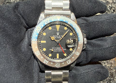 第２４０２回～  メガファットインサート＆抜群に綺麗なダイヤルが魅力！ヴィンテージGMTマスター 1675 MK1/ロングＥ 68年 良個体のご紹介！