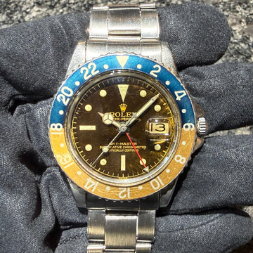 第２４５３回～ 希少ヴィンテージ！唯一無二のエイジングが魅力！トロピカルギルト！！ GMTマスター 1675 PCG 61年 良個体のご紹介！