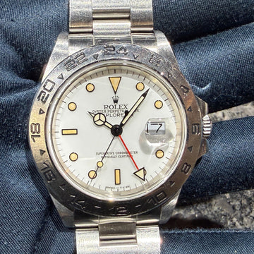 第２２４３回～  セミヴィンテージオススメモデル！！目玉焼き！パンプキン！ロレックス エクスプローラーII 16550 R7番 白文字 良個体 オールトリチウムのご紹介！！